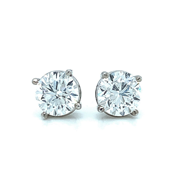 Lab Grown Diamond Stud Earrings - 1.40ctw