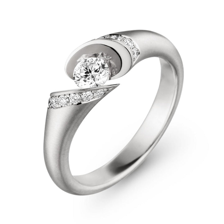 Diamond & White Gold Ring - "CALLX"