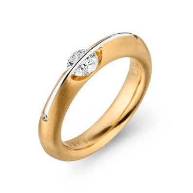 Free-Moving Diamond Ring - "Liberté Arcana"