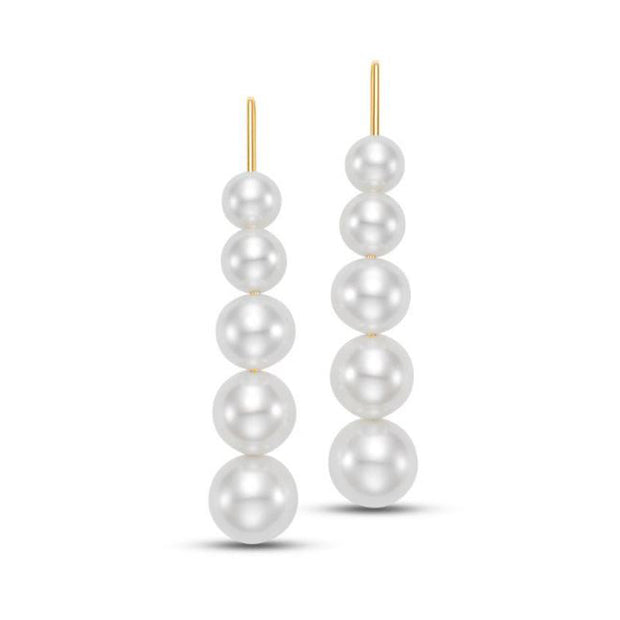 Freshwater Pearl Drop Earrings - "Paola Pearls"