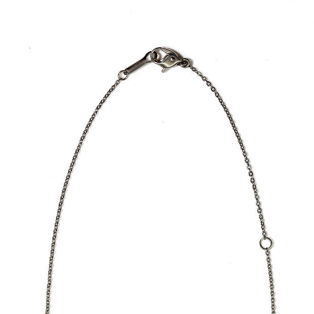 Petite Gilson Opal in Borosilicate Glass Stainless Steel Necklace