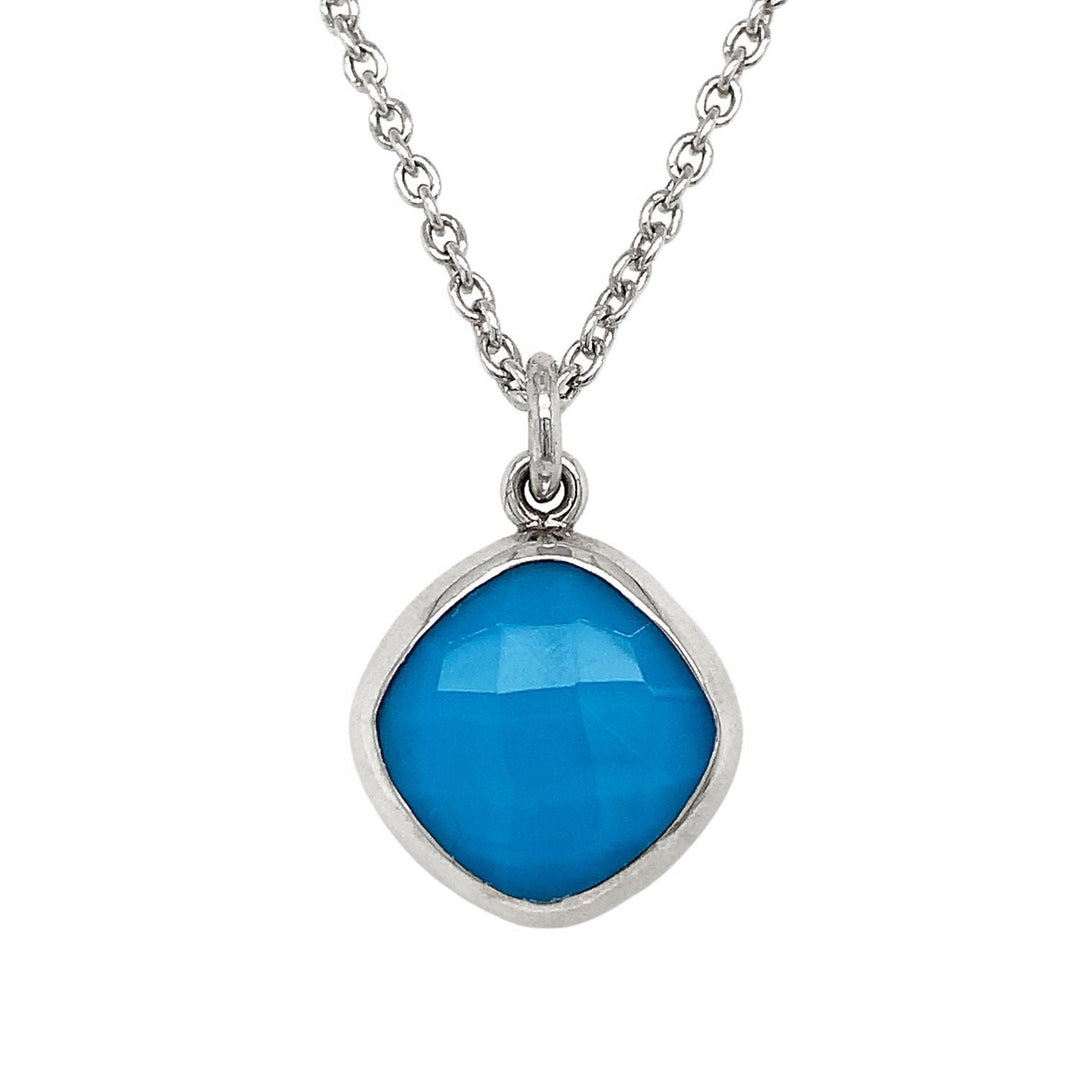 Turquoise & Sterling Silver Necklace- "Wishing Well"