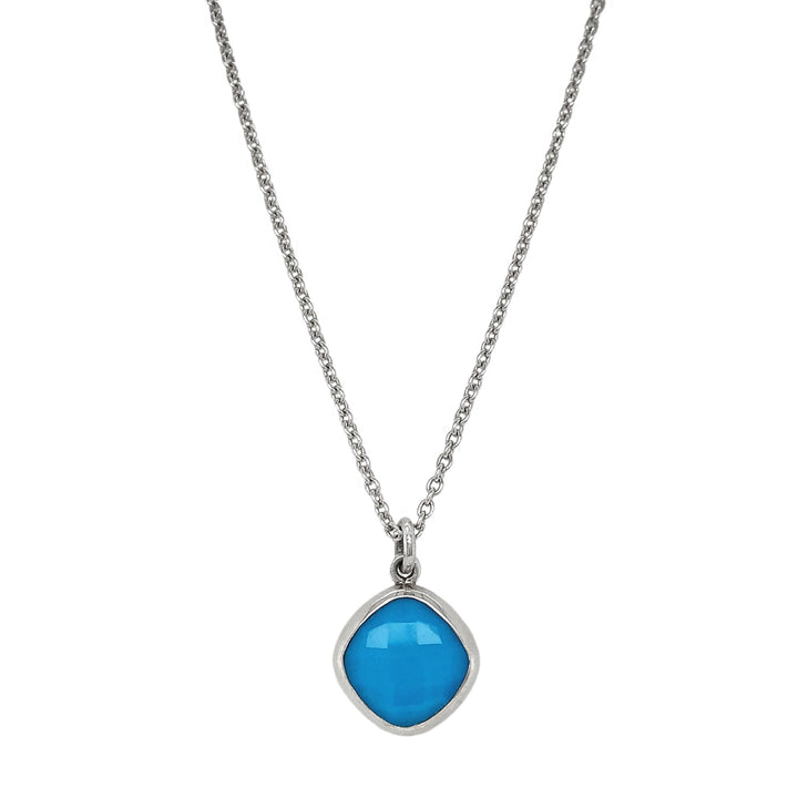 Turquoise & Sterling Silver Necklace- "Wishing Well"