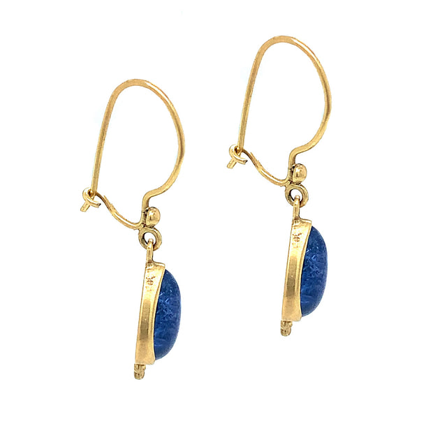 Tanzanite Drop Earrings - "Drops of Twilight"