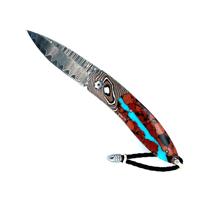 Damascus Steel Monarch Limited Edition Knife - "B05 Magma"