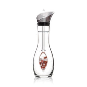 Fitness Gem-Water Vial for Decanter - red jasper, magnesite, & clear quartz