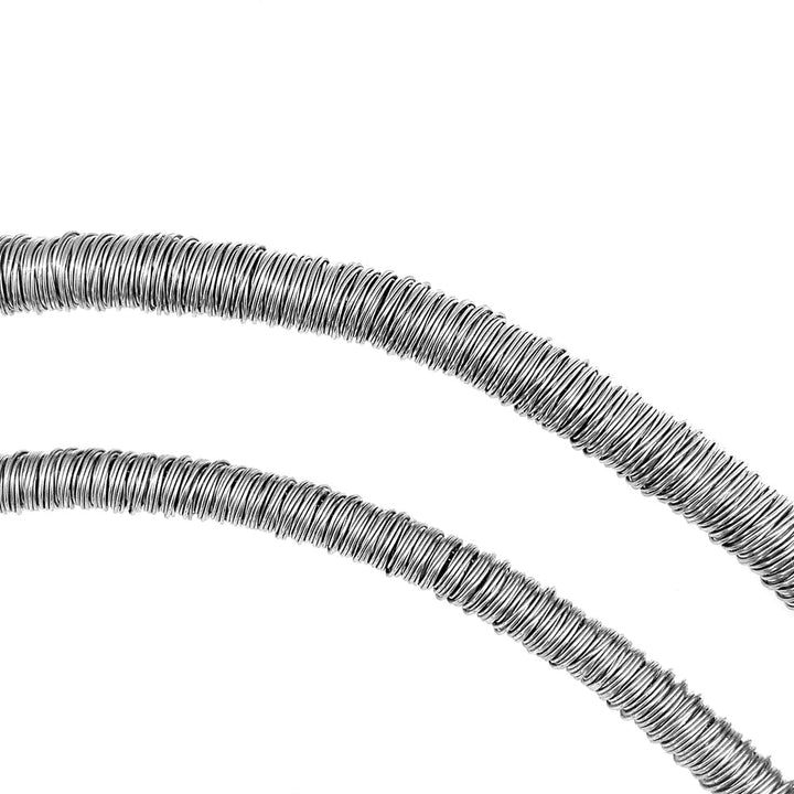 16.5" Multi Spiral Stainless Steel Necklace