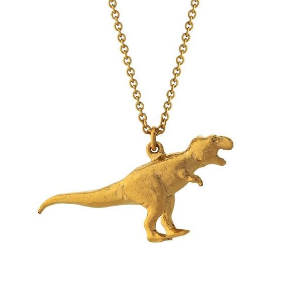 Gold Vermeil Dinosaur Necklace - "Tyrannosaurus Rex"