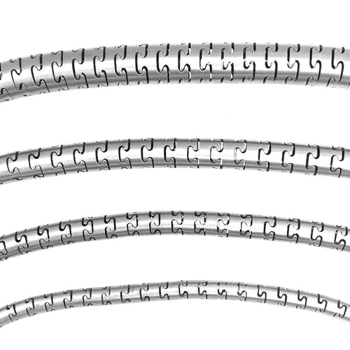 15" Flexible Puzzle Stainless Steel Necklace