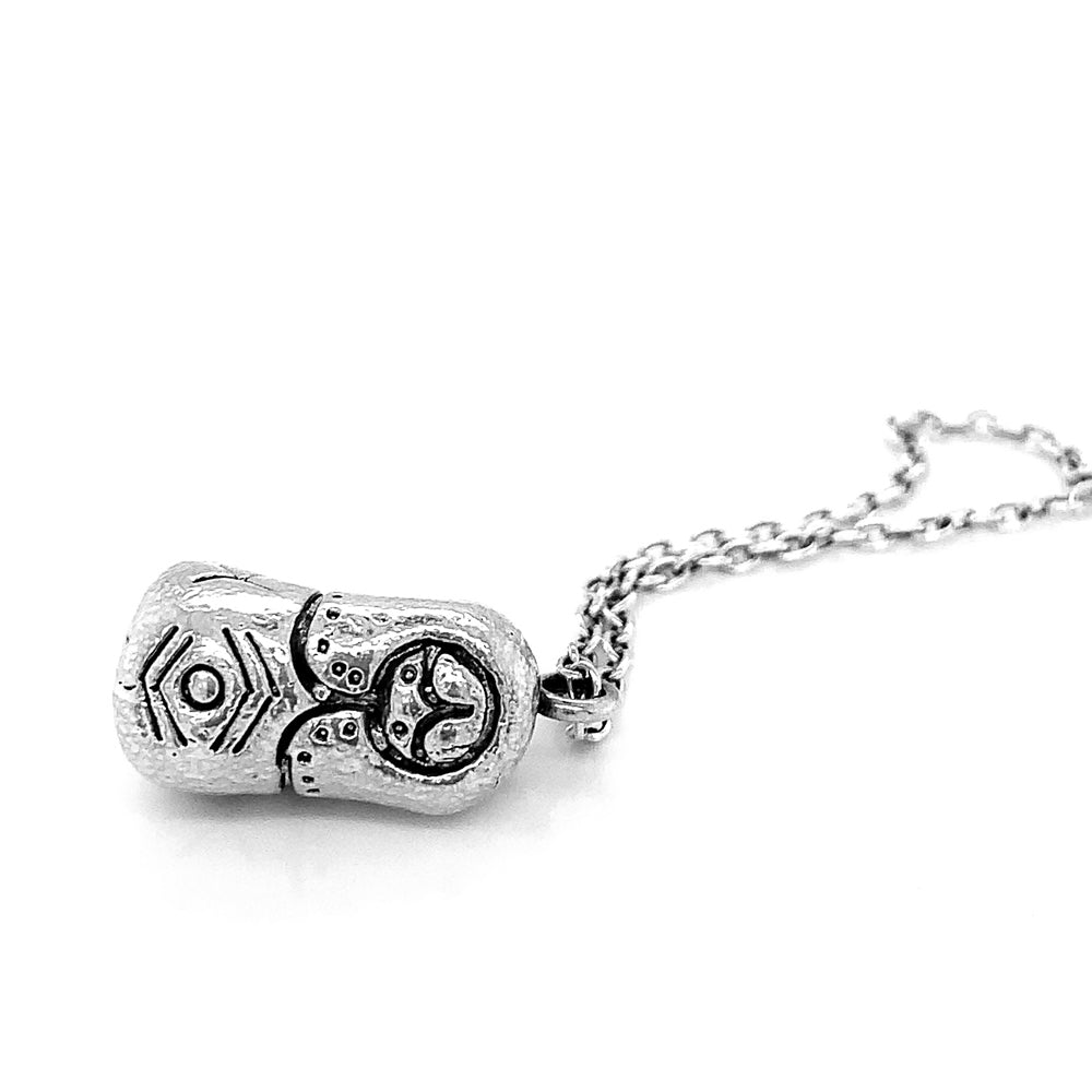 Matryoshka Sterling Silver Charm Necklace