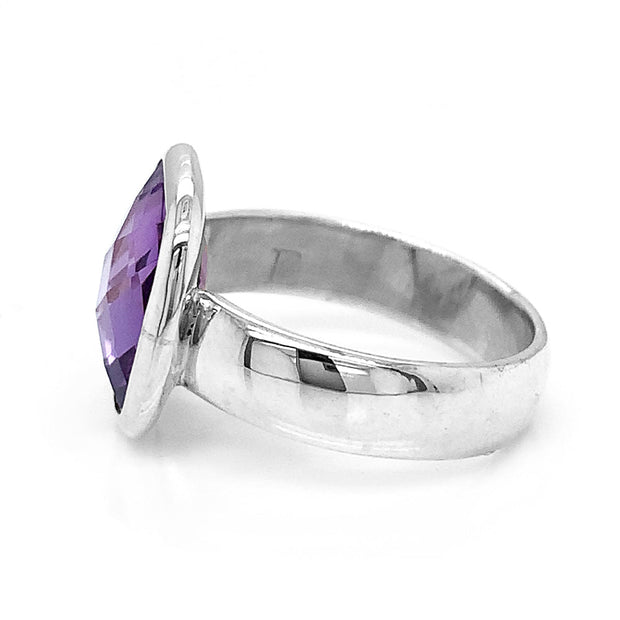 Sterling Silver Amethyst Ring - "Berry Beautiful"